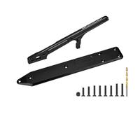 GPM Aluminium 7075 Alloy Rear Brace and Rear Chassis Skid Plate Brace 6mm For ARRMA 1/7 Talion 6S EXB V6 Brushless Speed Truck-ARA7707V6 Upgrades - Black