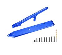 GPM Aluminium 7075 Alloy Rear Brace and Rear Chassis Skid Plate Brace 6mm For ARRMA 1/7 Talion 6S EXB V6 Brushless Speed Truck-ARA7707V6 Upgrades - Blue