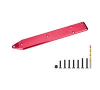 GPM Aluminium 7075 Alloy Rear Chassis Skid Plate Brace Thickness 6mm For ARRMA 1/7 Talion 6S EXB V6 Speed Truck Upgrades - Red