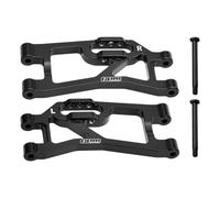 GPM Aluminium 7075 Alloy Rear Lower Suspension Arms For Traxxas 1/16 Mini Maxx 4WD RTR Brushless Monster Truck 107154-1 Upgrades - Black