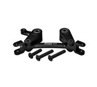 GPM Aluminium 7075 Alloy Steering Assembly For Arrma 1:10 GRANITE/BIG ROCK/SENTON/VENDETTA/VORTEKS/KRATON/OUTCAST / 1:8 TYPHON Upgrade Parts - Black
