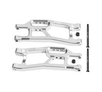 GPM Aluminium 7075 Front Lower Suspension Arms For Traxxas 1/16 Mini XRT VXL-3S 108076-1 Monster Truck Upgrades - Silver