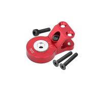 GPM Aluminium 7075 Servo Saver Steering 25T With Built-In Spring For Arrma 1/10 GORGON 4X2 Mega 550 Brushed Monster Truck-ARA3230 Upgrades - Red