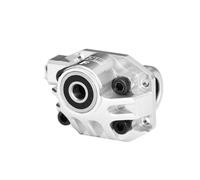 GPM Aluminium 7075-T6 Alloy Front Axle Third Member Oversize Bearing Differential Cover Case For Vanquish 1/10 H10 Optic Kit Rock Crawler Kit-VPS09027 Upgrades - Silver