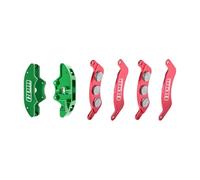 GPM Aluminium 7075-T6 Alloy Front Brake Calipers & Brake Pads Left & Right For Traxxas 1/6 FUNCO PRO SCALE 2WD SAND CAR 8S-109076-4 Upgrades - Green