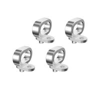 GPM Aluminium 7075-T6 Alloy Front Upper Suspension Arms Brake Line Clamp For Traxxas 1/6 Funco Pro Scale 2WD Sand Car 8S-109076-4 Upgrades - Silver