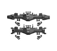 GPM Aluminium 7075-T6 Alloy Quick Release Front & Rear Axle Housing Set For Losi 1:8 LMT 2.0/1:10 TLR Tuned LMT Monster Truck Upgrades - Black