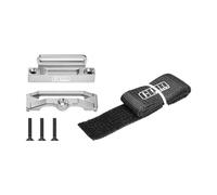 GPM Aluminium 7075-T6 Alloy Retainer Battery Hold-Down Compatible With Large-Capacity Batteries For Traxxas 1:10 Slash 2WD / Slash 4x4 VXL Short Course Truck Upgrades - Silver