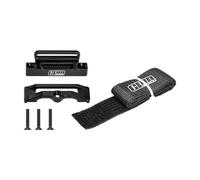 GPM Aluminium 7075-T6 Alloy Retainer Battery Hold-Down Compatible With Large-Capacity Batteries For Traxxas 1:10 Slash 2WD / Slash 4x4 VXL Short Course Truck Upgrades - Black