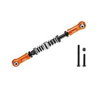 GPM Aluminium 7075-T6 Alloy Servo Steering Link Adjustable Length/Spring Force For Losi 1:8 LMT 1.0/2.0/1:10 TLR TUNED LMT Monster Truck Upgrades - Orange