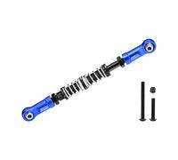 GPM Aluminium 7075-T6 Alloy Servo Steering Link Adjustable Length/Spring Force For Losi 1:8 LMT 1.0/2.0/1:10 TLR TUNED LMT Monster Truck Upgrades - Blue