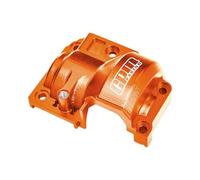 GPM Aluminium 7075-T6 Alloy Transmission Gear Covers For Traxxas 1/6 Funco Pro Scale 2WD Sand Car 8S-109076-4 Upgrades - Orange