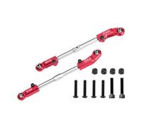 GPM Aluminium 7075-T6 + Stainless Steel Adjustable Front Steering Tie Rod For Arrma 1:8 KRATON 6S EXB V2 V6 / NOTORIOUS V5 V6 / OUTCAST/TALION / 1:7 BIG ROCK 6S Upgrades - Red