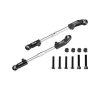 GPM Aluminium 7075-T6 + Stainless Steel Adjustable Front Steering Tie Rod For Arrma 1:8 KRATON 6S EXB V2 V6 / NOTORIOUS V5 V6 / OUTCAST/TALION / 1:7 BIG ROCK 6S Upgrades - Black