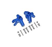 GPM Aluminium Front Knuckle Arm For Losi 1:8 LMT 4WD Solid Axle Monster Truck LOS04022 / LMT Mega Truck Brushless LOS04024 / LMT Grave Digger/Son-uva Digger LOS04021 Upgrades - 12Pc Set Blue