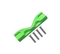 GPM Aluminium Front Or Rear Frame Brace For Losi 1:8 LMT 4WD Solid Axle Monster Truck LOS04022 / LMT Mega Truck Brushless LOS04024 / LMT Grave Digger/Son-uva Digger LOS04021 Upgrades - 5Pc Set Green