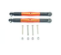 GPM Aluminium Front Turnbuckle For Steering For LOSI 1:6 4WD Super Baja Rey LOS05013 / Super Baja Rey 2.0 LOS05021 Upgrades - Orange