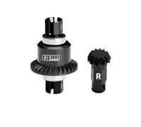 GPM Carbon Steel + Alloy Rear Differential Gear Set 12T/30T/0.8Mod For Arrma 1:18 GRANITE GROM / 1:16 MOJAVE GROM / 1:14 TYPHON GROM - Black