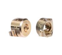 GPM for AXIAL 1/30 SCX30 / SCX30 Jeep Wrangler JLU 2Pcs Brass Front Wheel Steering Weights (7g)