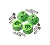 GPM for Losi 1/8 LMT 4WD Solid Axle Monster Truck Upgrade Parts Aluminium 6061-T6 Hex Adapter (12mmx8mm) - Green