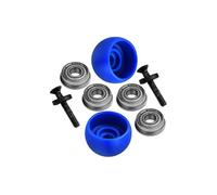 GPM LOS264003 Promoto-MX Upgrades Side Wheel Replacement Lean Bar Wheel Set For LOSI 1:4 Promoto-MX Motorcycle Dirt Bike RTR FXR LOS06000 LOS06002 - Blue