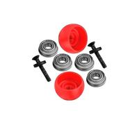 GPM LOS264003 Promoto-MX Upgrades Side Wheel Replacement Lean Bar Wheel Set For LOSI 1:4 Promoto-MX Motorcycle Dirt Bike RTR FXR LOS06000 LOS06002 - Red