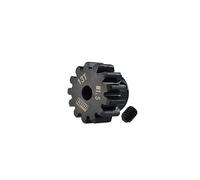 GPM Medium Carbon Steel Motor Gear 13T For 1:5 Traxxas X Maxx 8S / X Maxx 6S - 2Pc Set Black