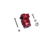 GPM RACING Aluminium 7075 15T Servo Horn With Built-In Spring (3 Positioning Holes) For Arrma 1:5 KRATON 8S BLX / OUTCAST 8S BLX / KRATON EXB Roller - 6Pc Set Red