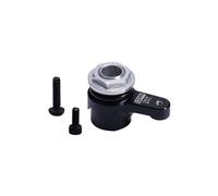 GPM Racing Aluminium 7075 25T Servo Horn With Built-In Spring For Losi 1/18 Mini LMT 4X4 Brushed Monster Truck RTR-LOS01026 Upgrade Parts - Black