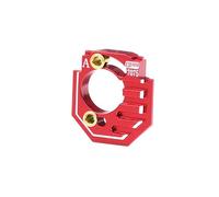 GPM Racing Aluminium 7075 Adjustable Motor Heatsink Mount For Arrma 1/18 GRANITE GROM MEGA 380 Brushed 4X4 Monster Truck ARA2102 Upgrade Parts - Red