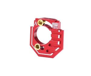 GPM Racing Aluminium 7075 Adjustable Motor Heatsink Mount For Arrma 1/18 GRANITE GROM MEGA 380 Brushed 4X4 Monster Truck ARA2102 Upgrade Parts - Red