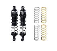 GPM Racing Aluminium 7075 Alloy Front Or Rear Adjustable Spring Shock 87mm for Traxxas 1:16 Mini Maxx 4WD 107154-1 / Mini XRT VXL-3S 108076-1 Monster Truck Upgrades - Black