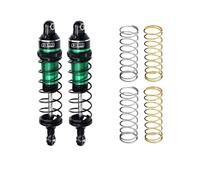 GPM Racing Aluminium 7075 Alloy Front Or Rear Adjustable Spring Shock 87mm for Traxxas 1:16 Mini Maxx 4WD 107154-1 / Mini XRT VXL-3S 108076-1 Monster Truck Upgrades - Green