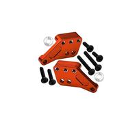 GPM Racing Aluminium 7075 Alloy Front Or Rear Shock Mount For Traxxas 1:8 4WD Maxx Slash 6S-102076-4/1:10 4WD Maxx-89076-4 Monster Truck Upgrades - Orange