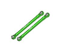 GPM Racing Aluminium 7075 Alloy Front Steering Toe Links For Traxxas 1/8 4WD Maxx Slash 6S-102076-4/1:10 4WD Maxx-89076-4/1:10 Maxx with WideMAXX-89086-4 Monster Truck Upgrades - Green