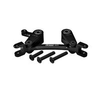 GPM Racing Aluminium 7075 Alloy Steering Assembly For Arrma 1:10 GRANITE/BIG ROCK/SENTON/VENDETTA/VORTEKS/KRATON/OUTCAST / 1:8 TYPHON Upgrade Parts - Black