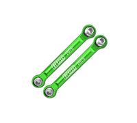 GPM Racing Aluminium Front Steering Links For Arrma 1/18 GRANITE GROM MEGA 380 Brushed 4X4 Monster Truck ARA2102 Upgrade Parts - Green