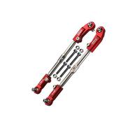 GPM RACING Aluminium + Stainless Steel Adjustable Front Steering Tie Rod for Arrma 1:8 KRATON 6S / RC Talion 6S / Outcast 6S / Electric Talion 6S / Notorious 6S / KRATON 6S V5 / Notorious 6S V5 - Red