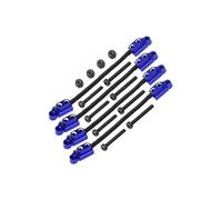 GPM Racing Front & Rear Suspension Travel Limit Straps For Losi 1/18 Mini LMT 4X4 Brushed Monster Truck RTR-LOS01026 Upgrade Parts - Blue