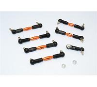 GPM RACING HPI Sport 3 Flux Upgrade Parts Aluminium Completed Tie Rod - 7Pcs Orange
