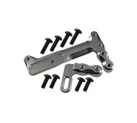 GPM RACING Tamiya 1/14 Truck Upgrade Parts Aluminium Adjustable Servo Mount (For All 1:14 Trucks Series) - 2Pc Set Silver