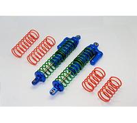 GPM Racing Traxxas X Maxx 4X4 Aluminum Front/Rear Adjustable Spring Shocks - 1Pr Blue