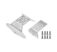 GPM Stainless Steel Front And Rear Chassis Skid For Arrma 1:16 QUAKE GROM/GORGON GROM Brushed Monster Truck Upgrades