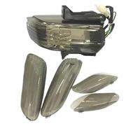 GPNPCFMFVK For Ap&rilia RSVR RSV1000R RSV 1000 R 2006-2009 Smoke Brake Light And 4 Turn Signals Lens Motorcycle Tail Light Rear Stop Lamp Turn Signal Indicator Light(Smoke)