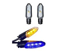 GPNPCFMFVK For CB150R 2018-2022 For CB250R 2019-2022 Turn Signal Lights Motorcycle Lamp Flowing Flash Indicator Dual Color Running Light Turn Signal Indicator Light(2pcs Blue Yellow)
