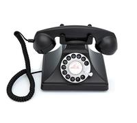 GPO 200 CLASSIC ROTARY DIAL TELEPHONE BLACK GPO Retro GPO200BLK 200 Vintage Rotary Dial Telephone Classic Bakelite Black [MISC ACCESSORY] Black US...