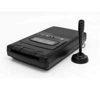 GPO CRS132 USB Cassette Recorder with Built-In/External Microphone Recording, US