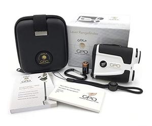 GPO Flagmaster™ 1800 - Compact Premium Golf Laser Rangefinder, Distance up to 1800 Metres, Integrated Dual PinSeeker™ Technology, Tournament-Legal Slope Correction, with Carry Case and Battery