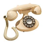 GPO Pearl Push Button Classic Retro Corded Telephone - Ivory