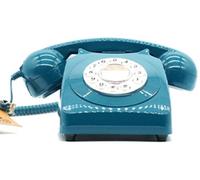 GPO Retro GPO746DPBAZ 746 Desktop Push Button Telephone - Azure Blue [New ] Bl